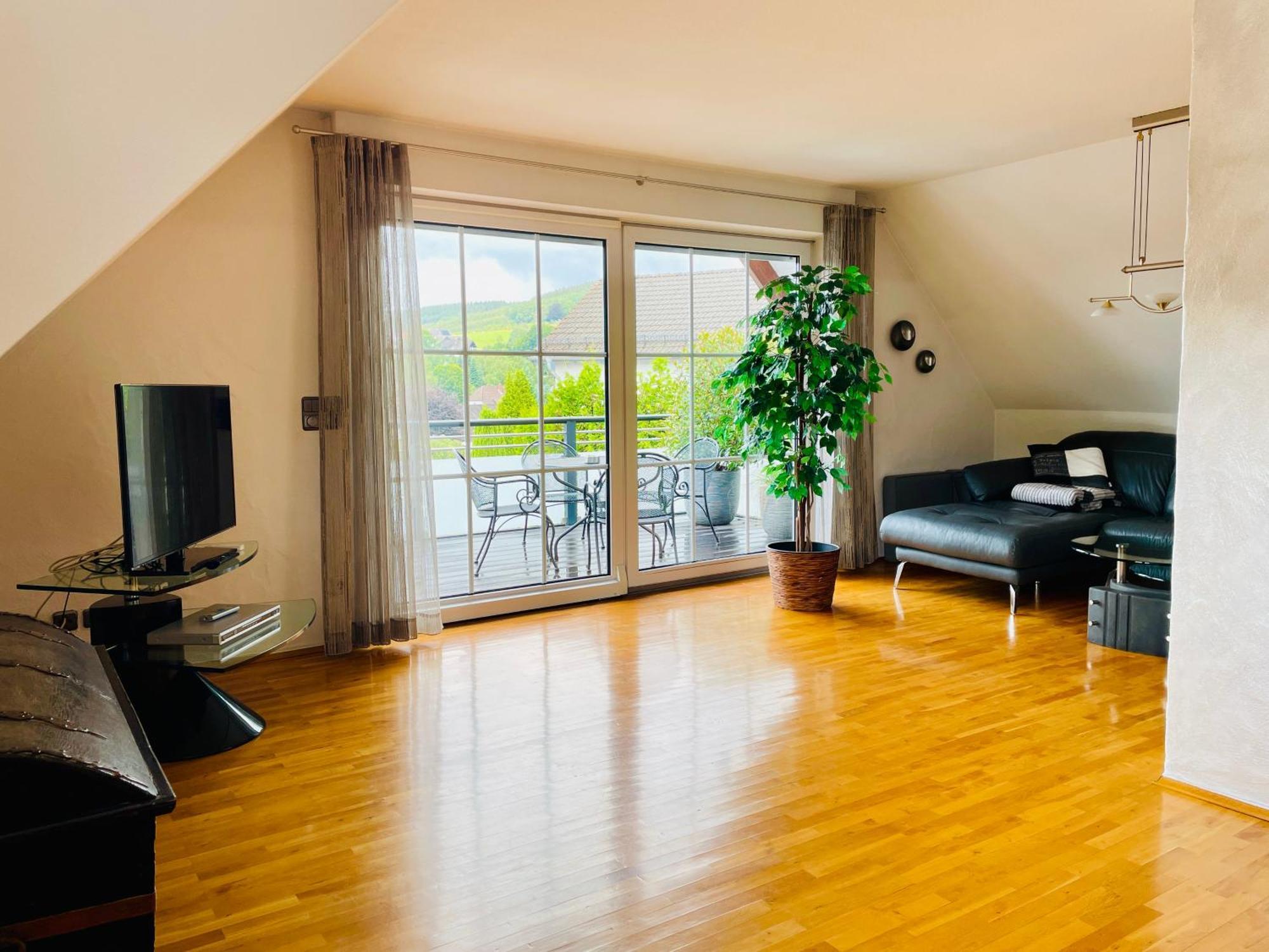 Moderne Ferienwohnung Mit Sonnenbalkon In Fretter Finnentrop Dış mekan fotoğraf